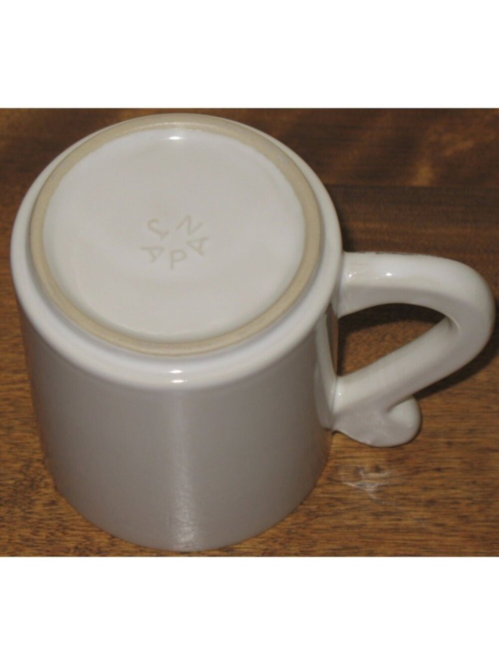 Gray Cat Coffee Mug with Tail Handle Vintage Cup - Picture 6 of 6